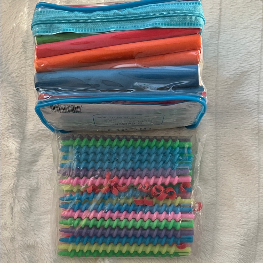 Beauty Flexible Curling Rods Set and Hard perm rods
